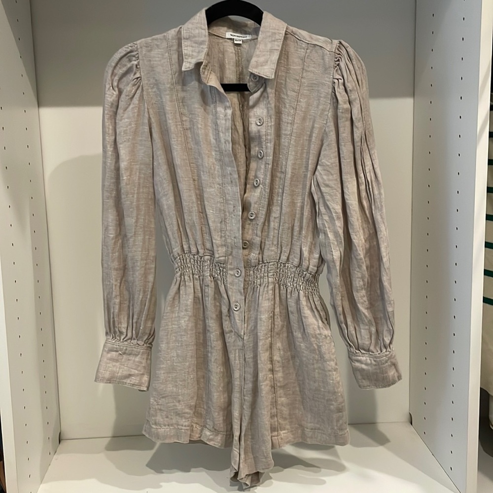 Weworewhat Linen Romper